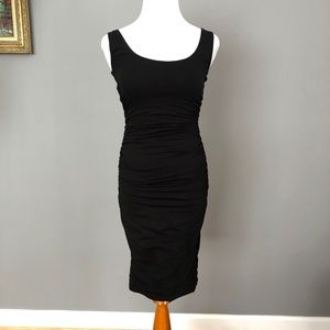Boden black bodycon dress, size: 2